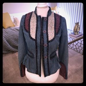 Vintage Marc Jacobs country denim jean jacket